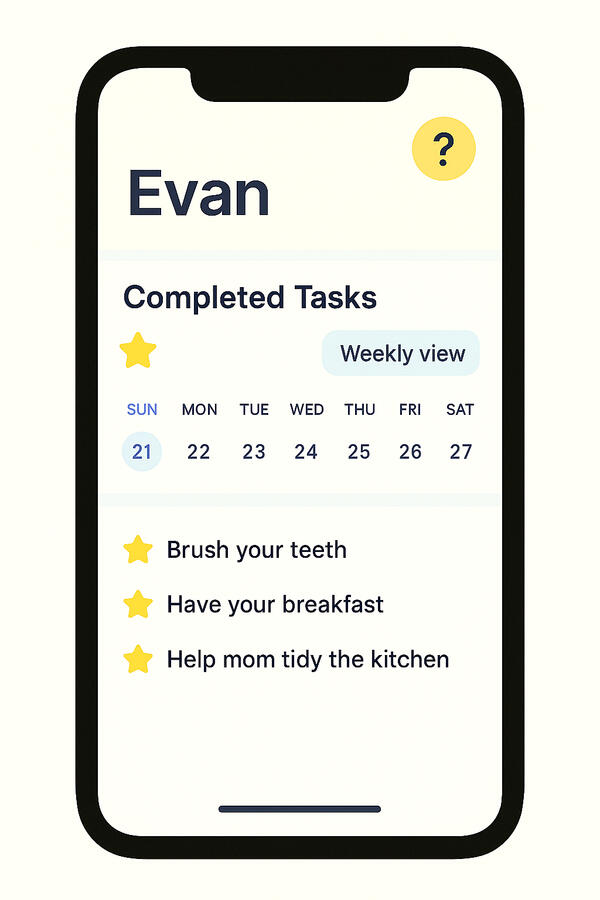6. Les parents suivent leurs progrès sur un tableau de bord