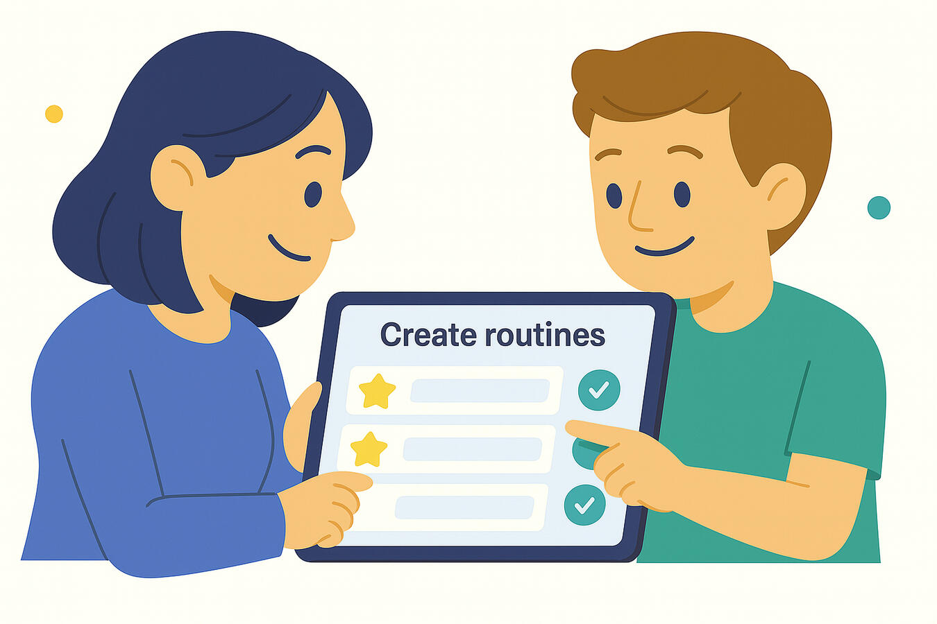 1. Configuration facile des routines pour chaque enfant
